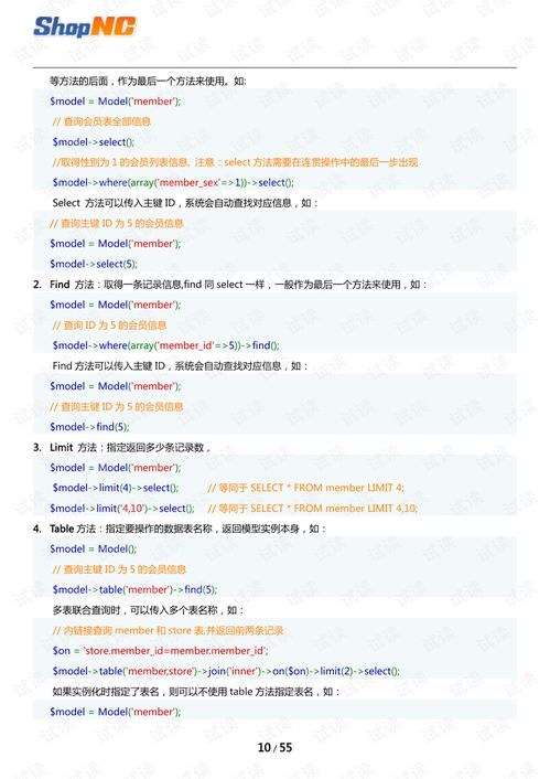 shopnc b2b2c 商城开发手册
